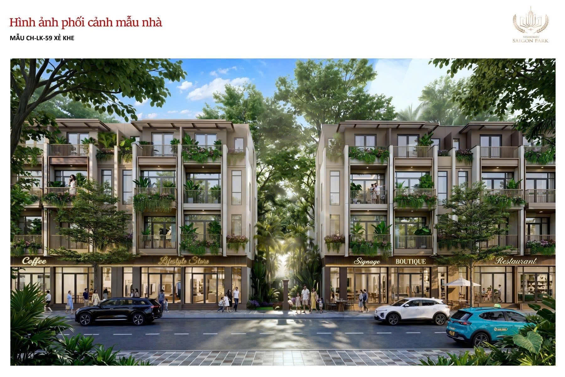 Nhà phố Vinhomes Sài Gòn Park
